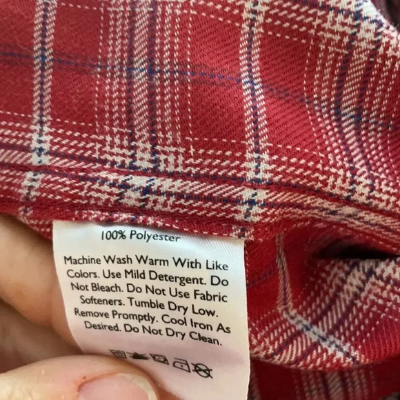 Eddie Bauer Men's Bristol Plaid Button Up Flannel Shirt, size 2XL - Picture 11 of 12